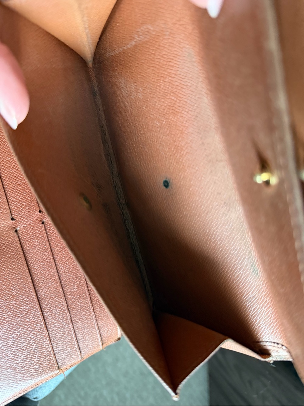 Louis Vuitton Monogram Canvas Continental Wallet in Brown and Gold - Picture 7 of 11